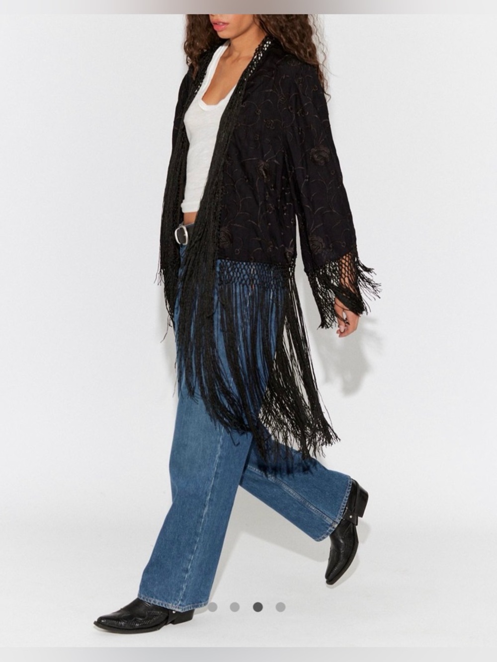 Free People London Nights Piano Duster - Picture 3 of 5